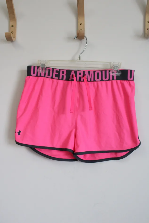 Earrings Under Armour Pink Loose Fit Athletic Shorts Youth XL 1820 Under Armour
