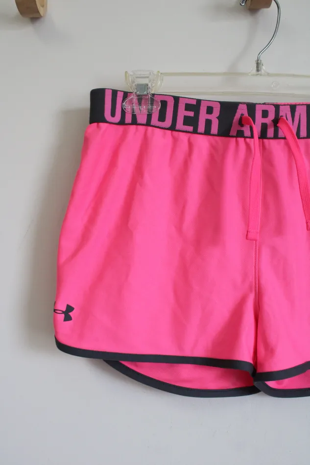 Earrings Under Armour Pink Loose Fit Athletic Shorts Youth XL 1820 Under Armour