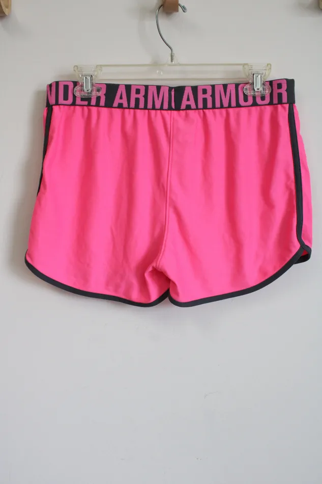 Earrings Under Armour Pink Loose Fit Athletic Shorts Youth XL 1820 Under Armour