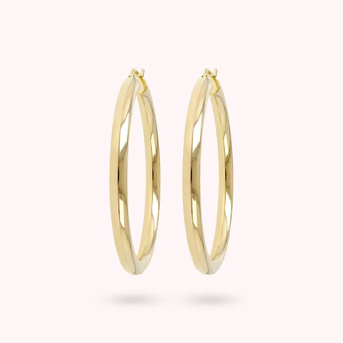 Orecchini a Cerchio Golden Bronzallure Earrings