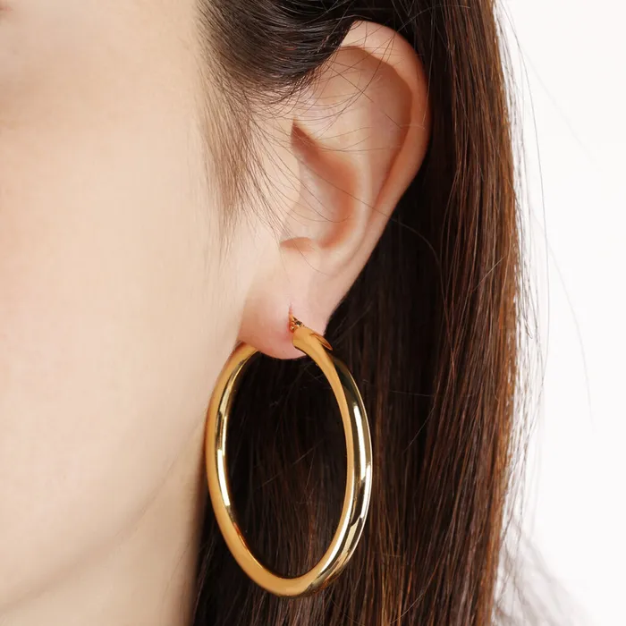 Orecchini a Cerchio Golden Bronzallure Earrings