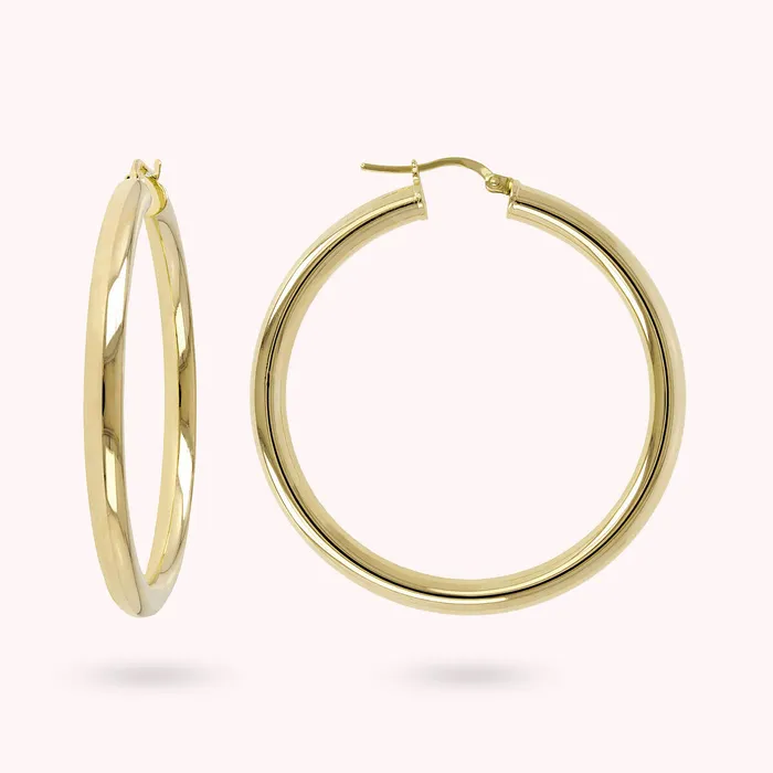 Orecchini a Cerchio Golden Bronzallure Earrings