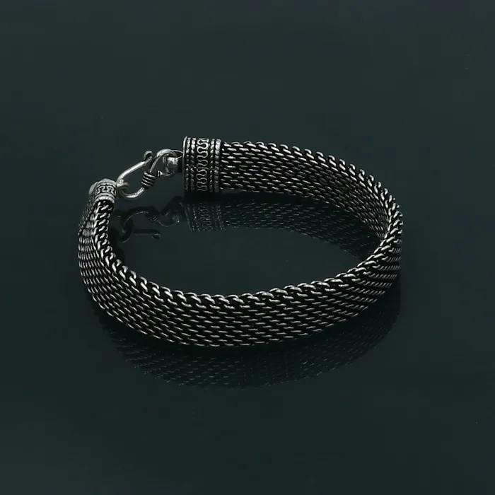 Bracelets TRIBAL ORNAMENTS 925 Sterling silver handmade solid mens vintage design chain bracelet flexible bracelet unisex jewelry from india sbr753 Bracelets TRIBAL ORNAMENTS 925 Sterling silver handmade solid mens vintage design chain bracelet flexible bracelet unisex jewelry from india sbr753