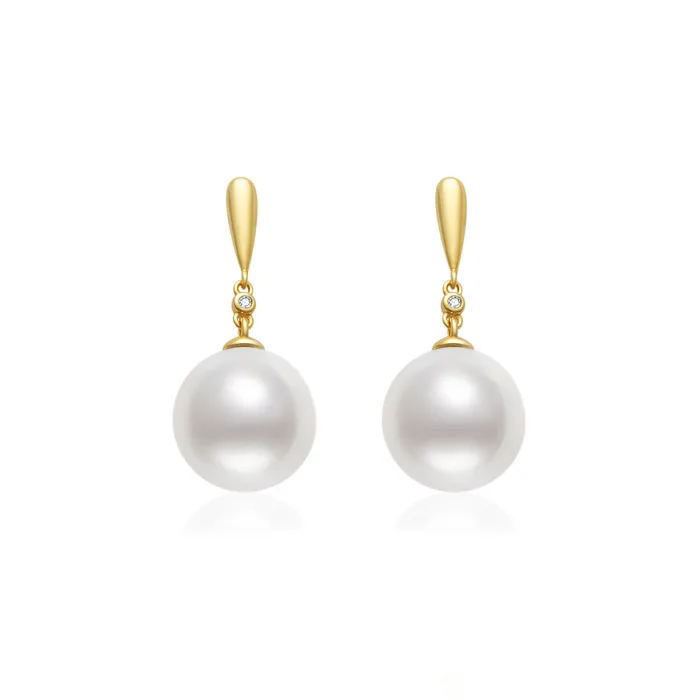 Earrings Pearly Lustre Elegant Freshwater Pearl Earrings WE00720