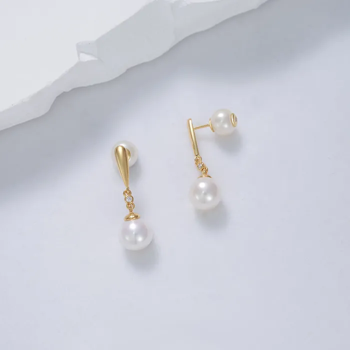 Earrings Pearly Lustre Elegant Freshwater Pearl Earrings WE00720