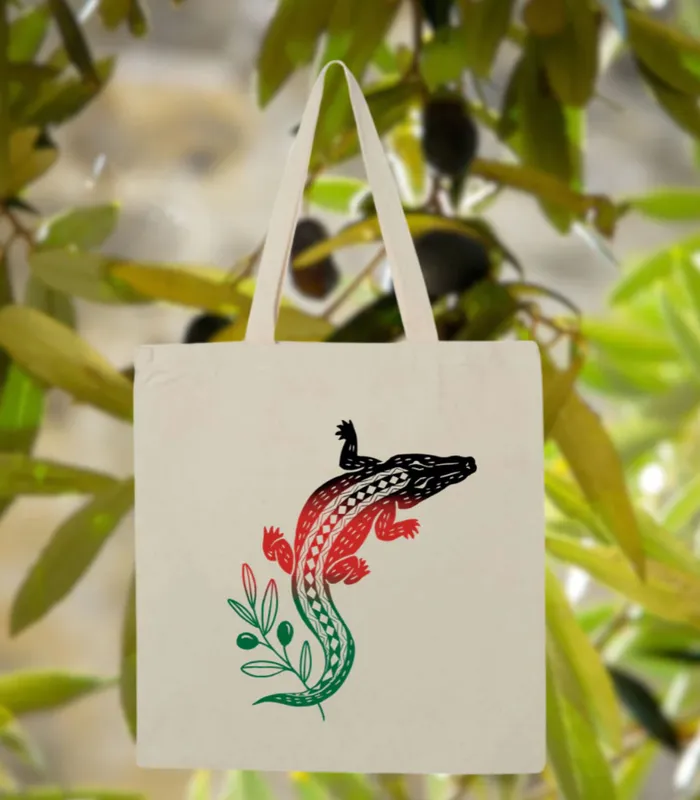 Pinay Collection Rings Free Palestine Baybayin Tote Bag