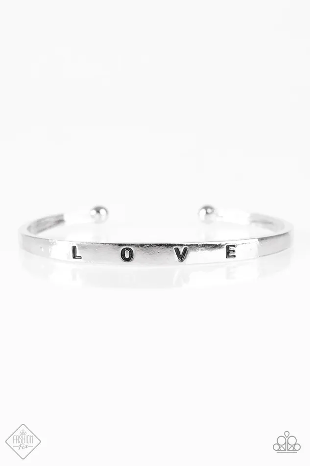 Bracelets Paparazzi Jewelry Paparazzi Bracelet Love to Love Silver