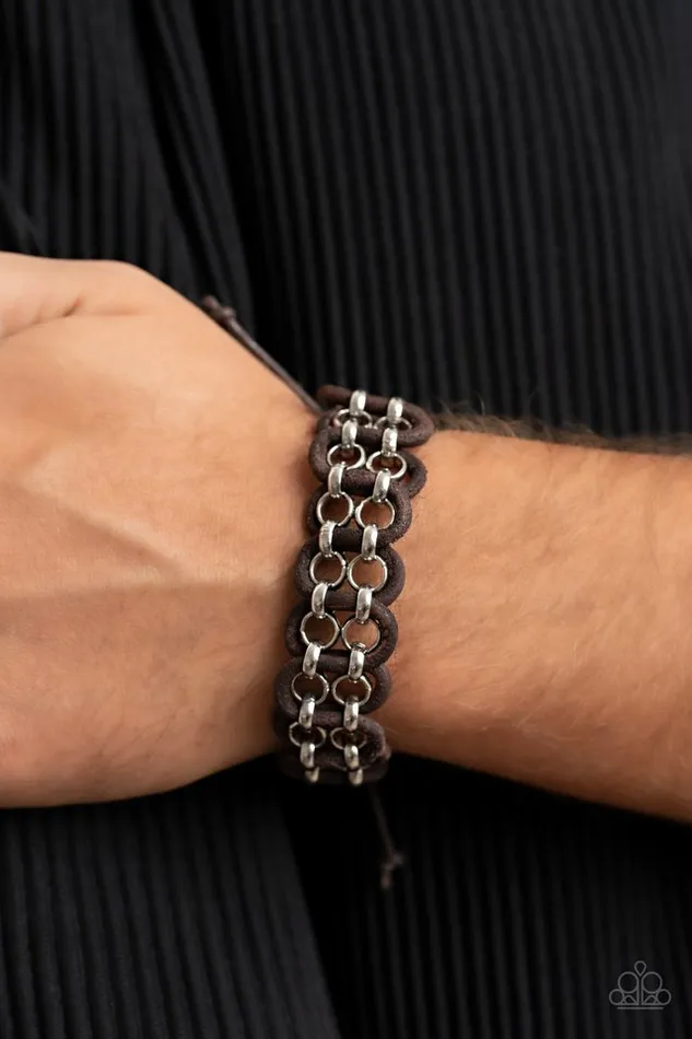 Bracelets Paparazzi Jewelry Paparazzi Bracelet Roaming Rover Brown