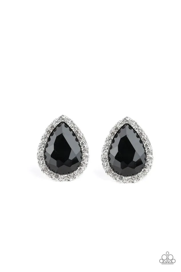 Earrings Paparazzi Jewelry Paparazzi Earring Dare To Shine Black