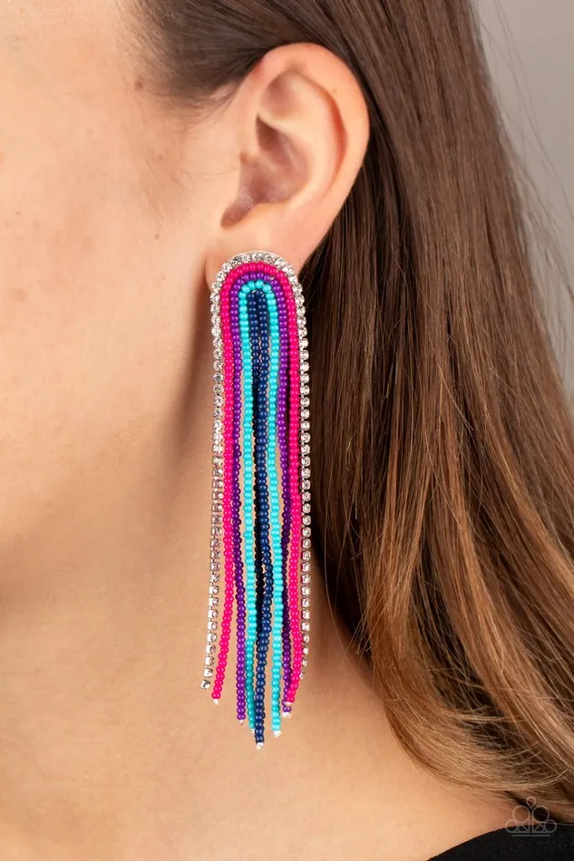 Earrings Paparazzi Jewelry Paparazzi Earring Let There BEAD Light Multi