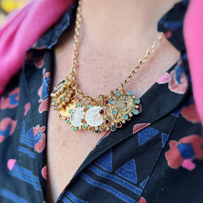 Goldbug Collection Necklaces Goldbug March Birthstone Pendant