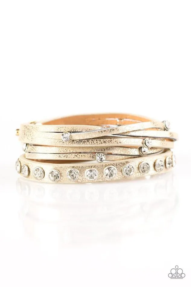 Paparazzi Bracelet CATWALK It Off Gold Paparazzi Jewelry Bracelets