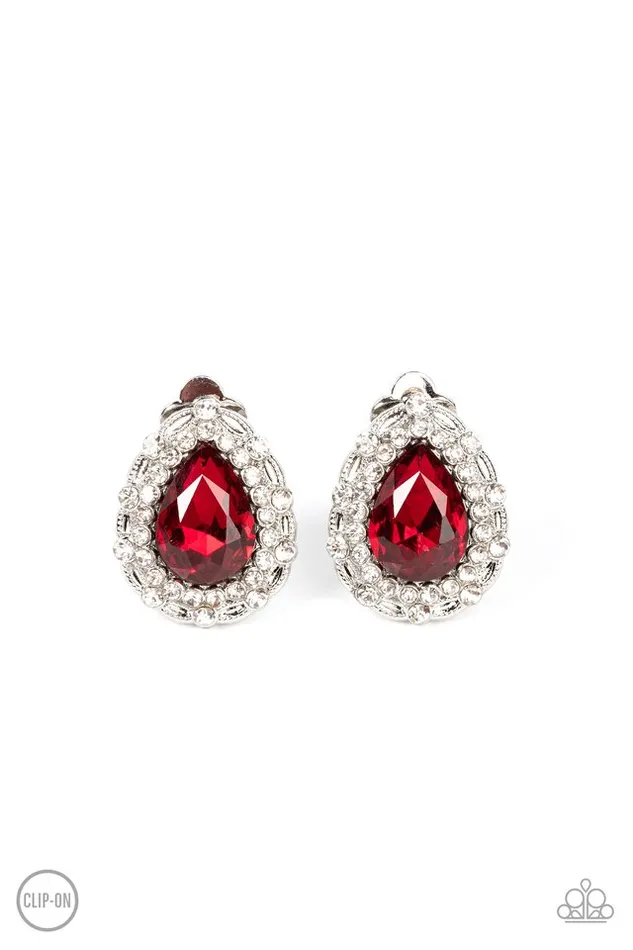 Paparazzi Earring Haute Happy Hour Red Paparazzi Jewelry Earrings Paparazzi Earring Haute Happy Hour Red Paparazzi Jewelry Earrings