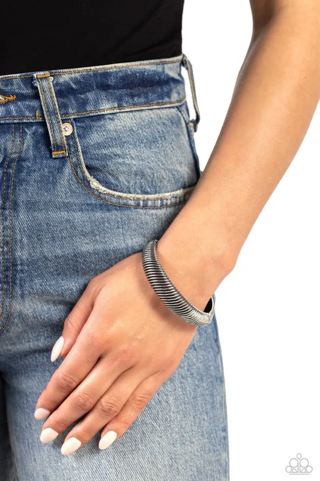 Paparazzi Jewelry Bracelets Paparazzi Bracelet Jailhouse Jive Silver