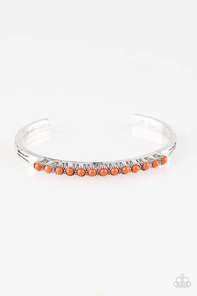 Paparazzi Jewelry Bracelets Paparazzi Bracelet New Age Traveler Orange