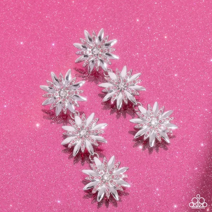 Paparazzi Jewelry Earrings Paparazzi Earring Petaled Princess Pink Paparazzi Jewelry Earrings Paparazzi Earring Petaled Princess Pink