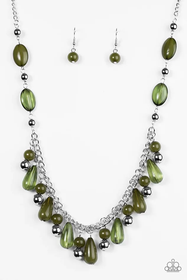Paparazzi Jewelry Necklaces Paparazzi Necklace HUEs She Green