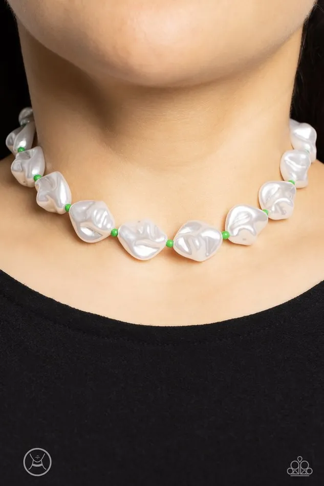 Paparazzi Jewelry Necklaces Paparazzi Necklace SHORE Enough Green