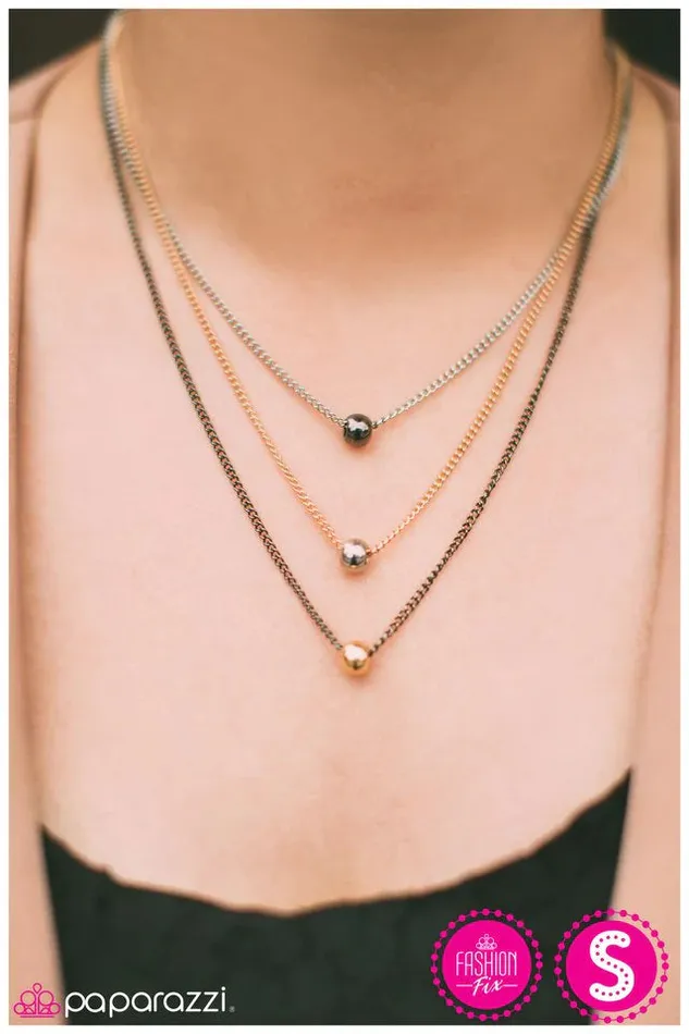 Paparazzi Jewelry Necklaces Paparazzi Necklace Wildfire Black