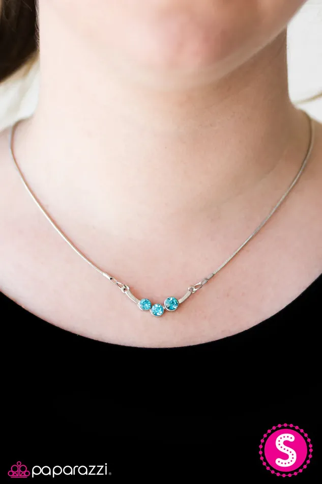 Paparazzi Jewelry Paparazzi Necklace Lucky Stars Blue Necklaces