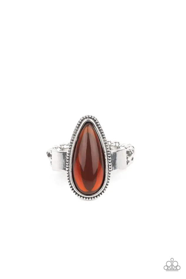 Paparazzi Jewelry Rings Paparazzi Ring Mystical Marvel Brown