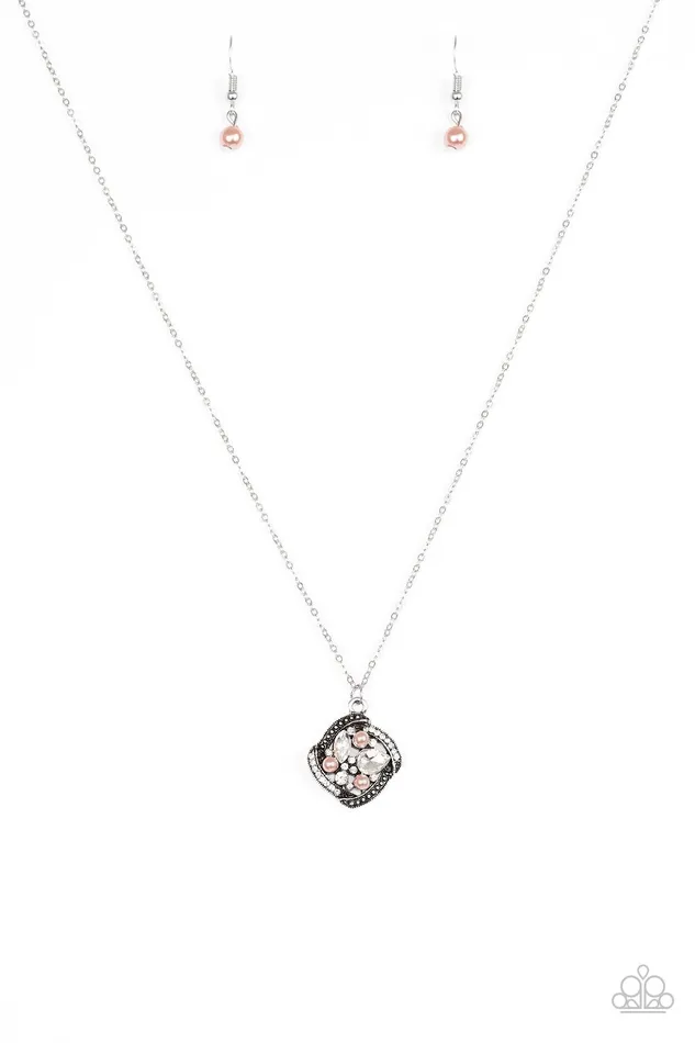 Paparazzi Necklace Speaking Of Timeless Brown Paparazzi Jewelry Necklaces