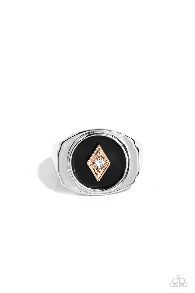 Rings Paparazzi Jewelry Paparazzi Ring Alumni Black