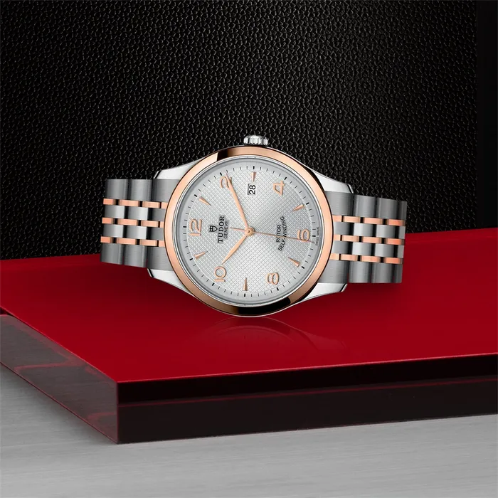 TUDOR 1926 41mm Steel and Rose Gold Tudor Earrings