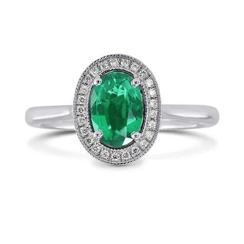 325 Carats Green Emerald And Natural Earth Mined Diamond Ring White Gold 14K GB Rings 325 Carats Green Emerald And Natural Earth Mined Diamond Ring White Gold 14K GB Rings