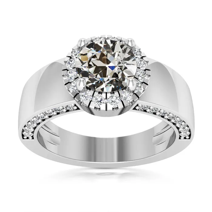 Gold Halo Wedding Ring Old Cut Natural Earth Mined Diamond Wide Band 475 Carats HarryChadEntcom Rings Gold Halo Wedding Ring Old Cut Natural Earth Mined Diamond Wide Band 475 Carats HarryChadEntcom Rings