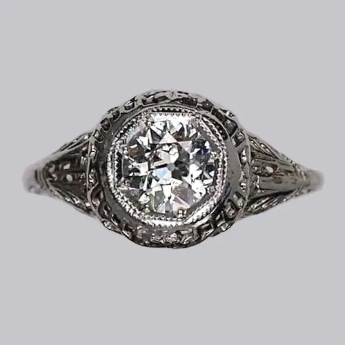 HarryChadEntcom Rings Like Edwardian Jewelry Gold Solitaire Old Miner Natural Earth Mined Diamond Ring HarryChadEntcom Rings Like Edwardian Jewelry Gold Solitaire Old Miner Natural Earth Mined Diamond Ring