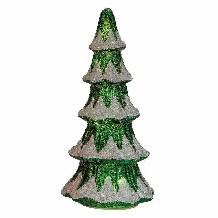 Transpac Transpac Glass Light Up Antique Style Tree Decor Necklaces