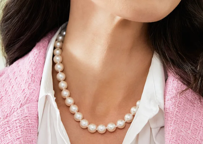 Earrings SPT 8085mm Hanadama Pearl Necklace and Earring Set