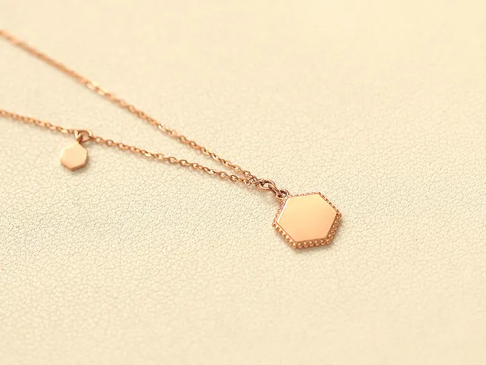 MinimalBijoux Necklaces 14K 18K Gold Color Initial Necklace
