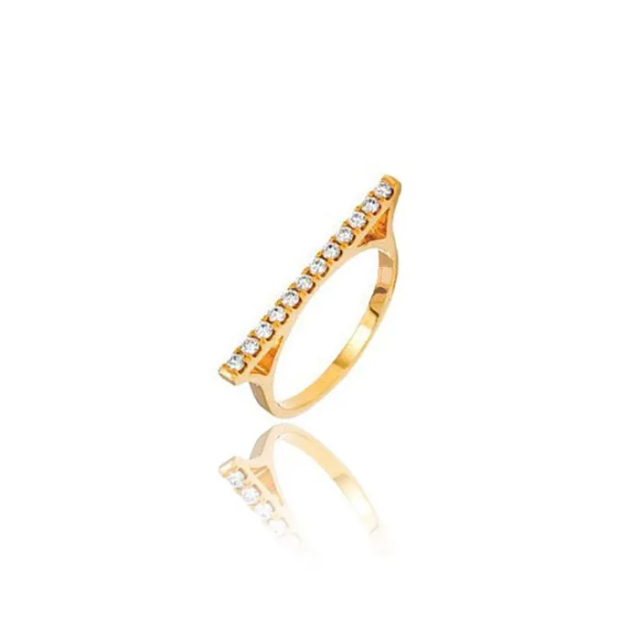 Rings IF Co Micro Elle Diamond Bar Ring