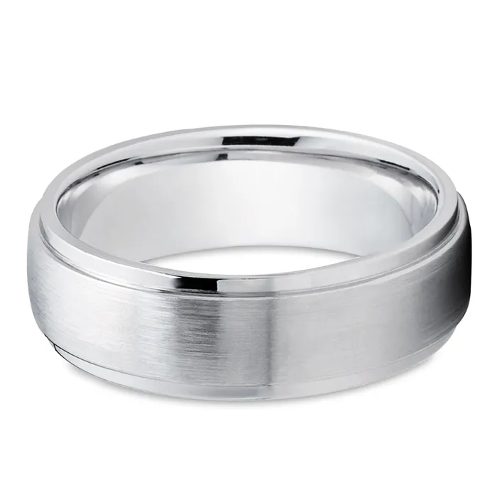 Clean Casting Jewelry Rings Man Wedding Ring Womens Wedding Ring 14k White Gold Gold Wedding Ring Dome Ring