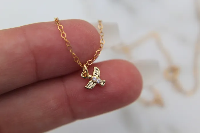 Come Holy Spirit Necklace The Little Catholic Necklaces