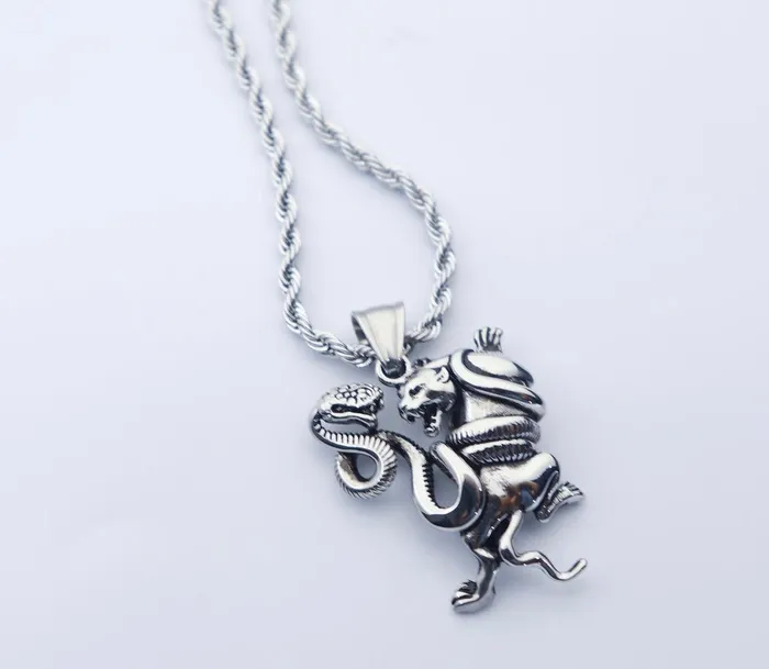 Fashion Jewelry by Yordy Necklaces Silver Wild Battle Necklace Fashion Jewelry by Yordy Necklaces Silver Wild Battle Necklace