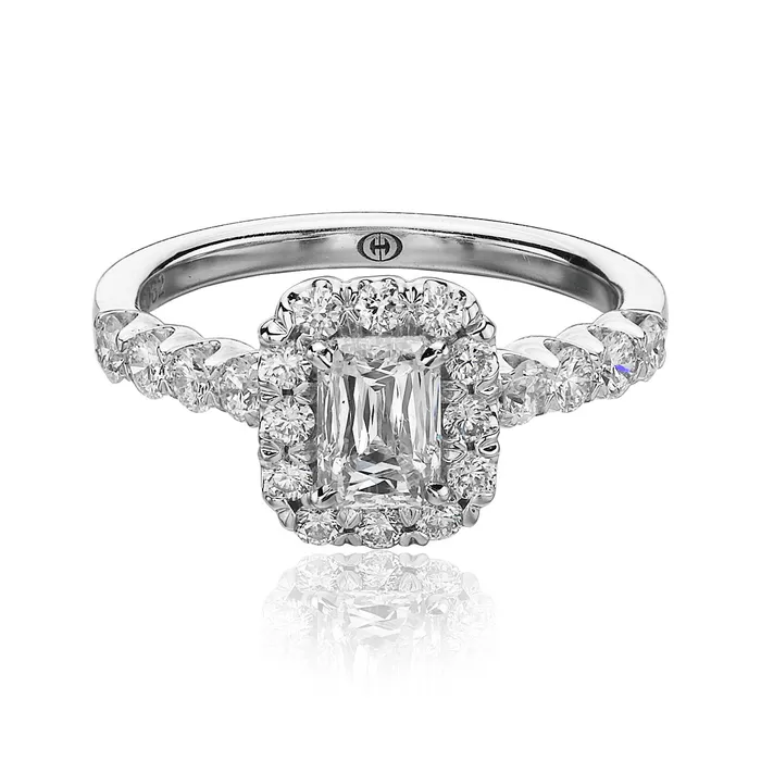 International Diamond Center Rings Christopher Designs Crisscut Engagement Ring Setting 081 CTW