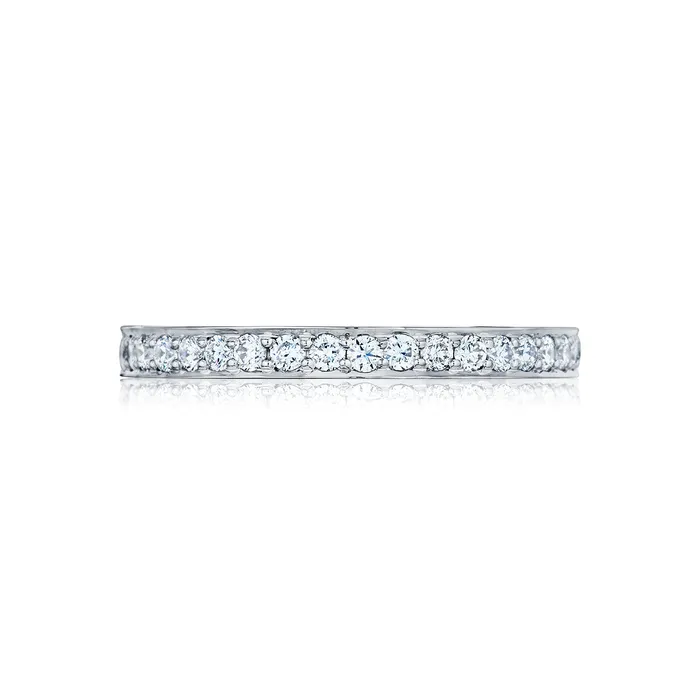 International Diamond Center Rings Tacori 18k White Gold Dantela Diamond Wedding Band 063 CTW International Diamond Center Rings Tacori 18k White Gold Dantela Diamond Wedding Band 063 CTW