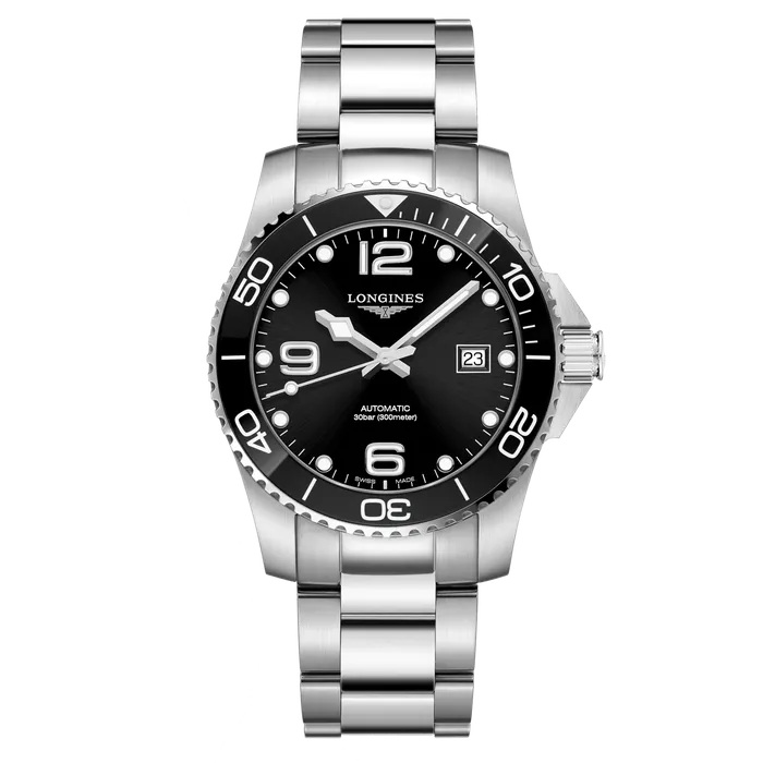 Longines Bracelets HydroConquest 41mm Stainless Steel Ceramic