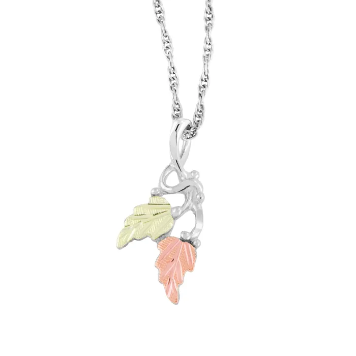 TR Jewelry Concepts Black Hills Gold Sterling Silver Freeform Grape Vine Pendant Necklaces TR Jewelry Concepts Black Hills Gold Sterling Silver Freeform Grape Vine Pendant Necklaces