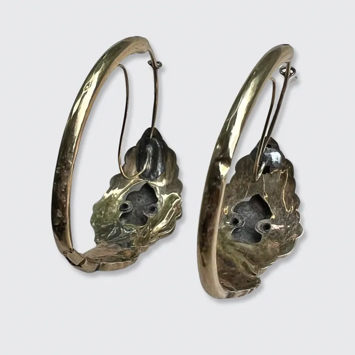 21stfinds Earrings Biedemeier Schaumgold Poissarde Earrings 21stfinds Earrings Biedemeier Schaumgold Poissarde Earrings