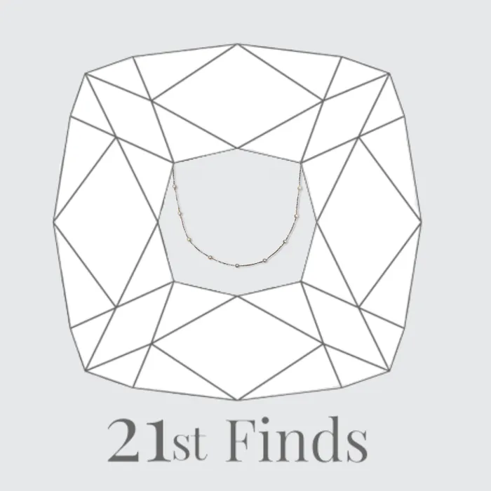 21stfinds Necklaces Reserved payment 14 Platinum Pearl Station Necklace