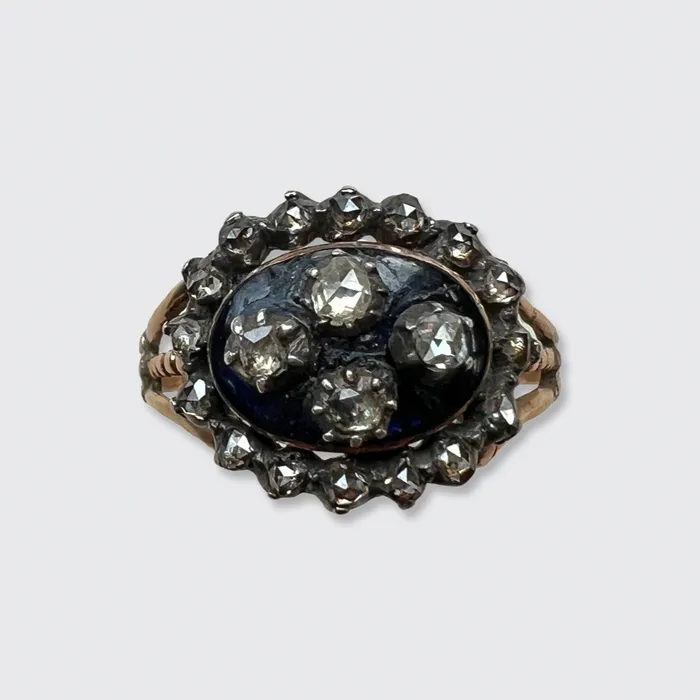 21stfinds Rings Georgian Bague au Firmament Ring