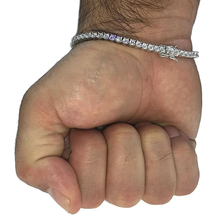 925 Sterling Silver Tennis Chain Iced Flooded Out Bracelet 3MM 685 Bling Cartel Admin Bracelets 925 Sterling Silver Tennis Chain Iced Flooded Out Bracelet 3MM 685 Bling Cartel Admin Bracelets