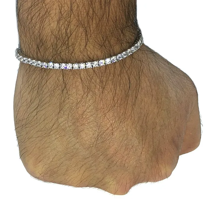 925 Sterling Silver Tennis Chain Iced Flooded Out Bracelet 3MM 685 Bling Cartel Admin Bracelets 925 Sterling Silver Tennis Chain Iced Flooded Out Bracelet 3MM 685 Bling Cartel Admin Bracelets