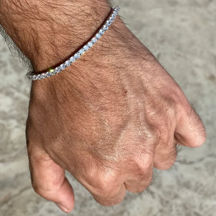 925 Sterling Silver Tennis Chain Iced Flooded Out Bracelet 3MM 685 Bling Cartel Admin Bracelets 925 Sterling Silver Tennis Chain Iced Flooded Out Bracelet 3MM 685 Bling Cartel Admin Bracelets