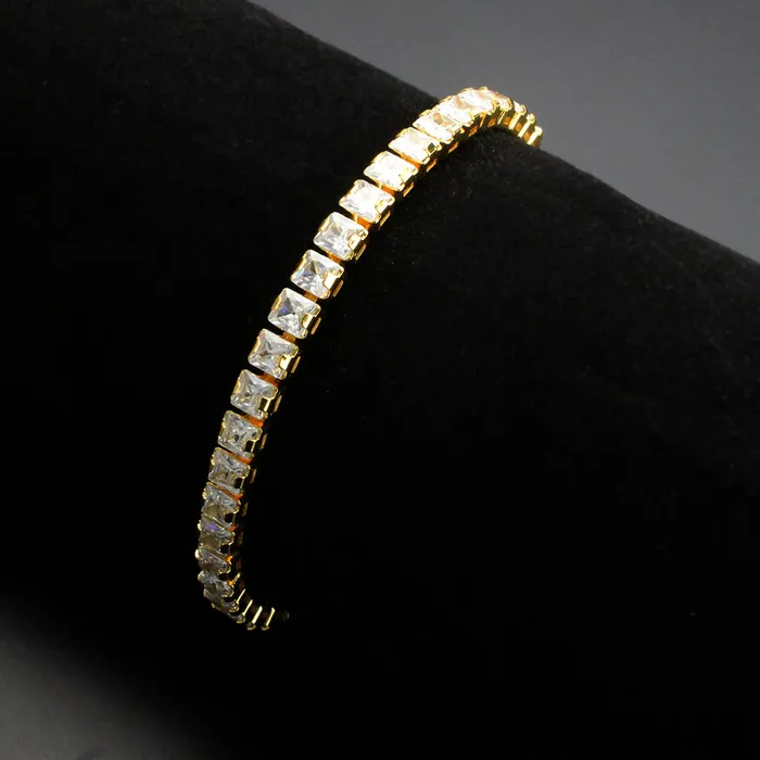 Alamode 3W1698 Gold Brass Bracelet with AAA Grade CZ in Clear Bracelets Alamode 3W1698 Gold Brass Bracelet with AAA Grade CZ in Clear Bracelets