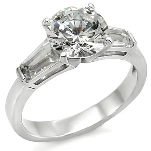 Alamode Rings 61110 HighPolished 925 Sterling Silver Ring with AAA Grade CZ in Clear Alamode Rings 61110 HighPolished 925 Sterling Silver Ring with AAA Grade CZ in Clear